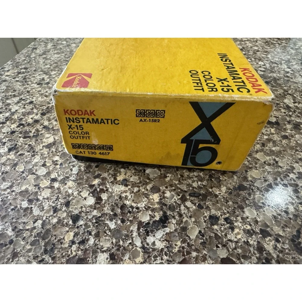VINTAGE KODAK‎ INSTAMATIC X-15 COLOR OUTFIT 126MM FILM CAMERA IN BOX UNTESTED